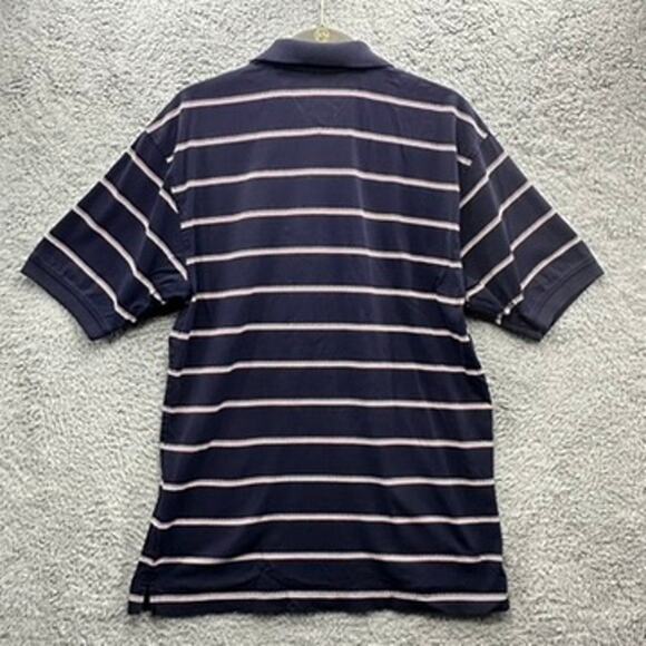 Vintage Tommy Hilfiger Men's Medium Polo 100% Cotton American Flag 4th of July - Picture 6 of 8
